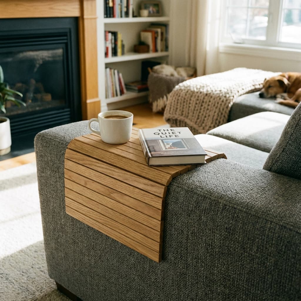 Sofa Arm Tray Table